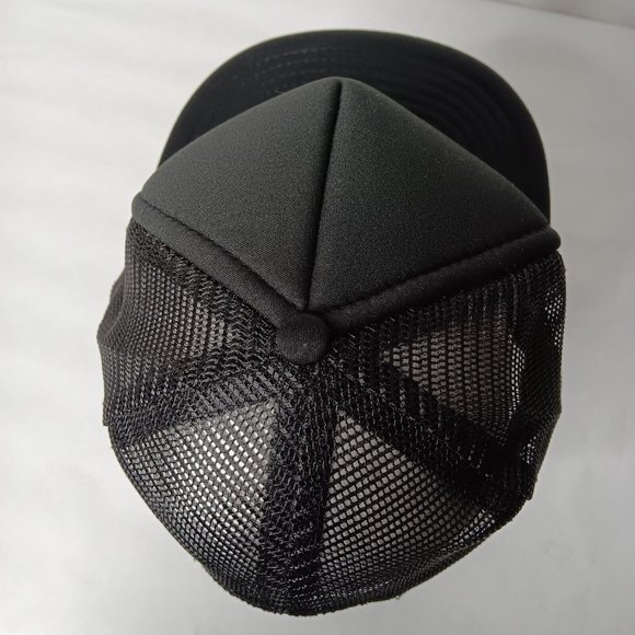 Vintage Rayovac Batteries Trucker Cap Black Red Snap Back Foam Players Taiwan - Picture 7 of 13